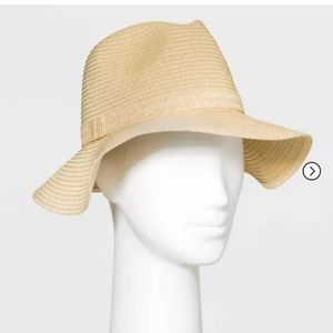 Packable Straw Panama Hat Natural Color